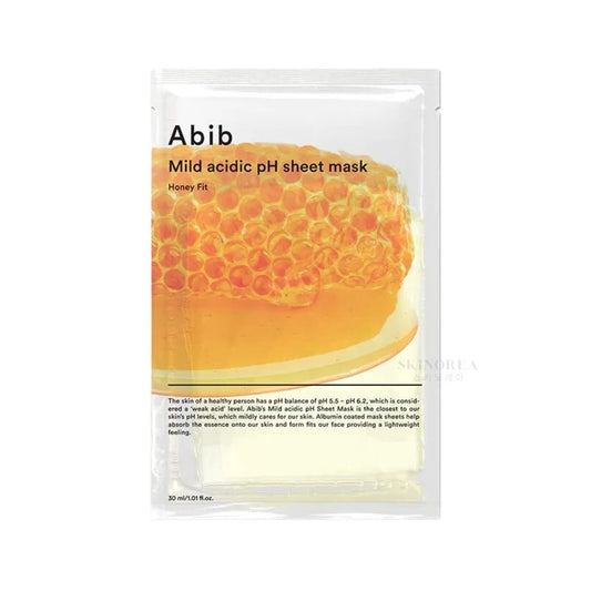 Abib Mild Acidic pH Sheet Mask Honey Fit - Gentle mask for sensitive skin