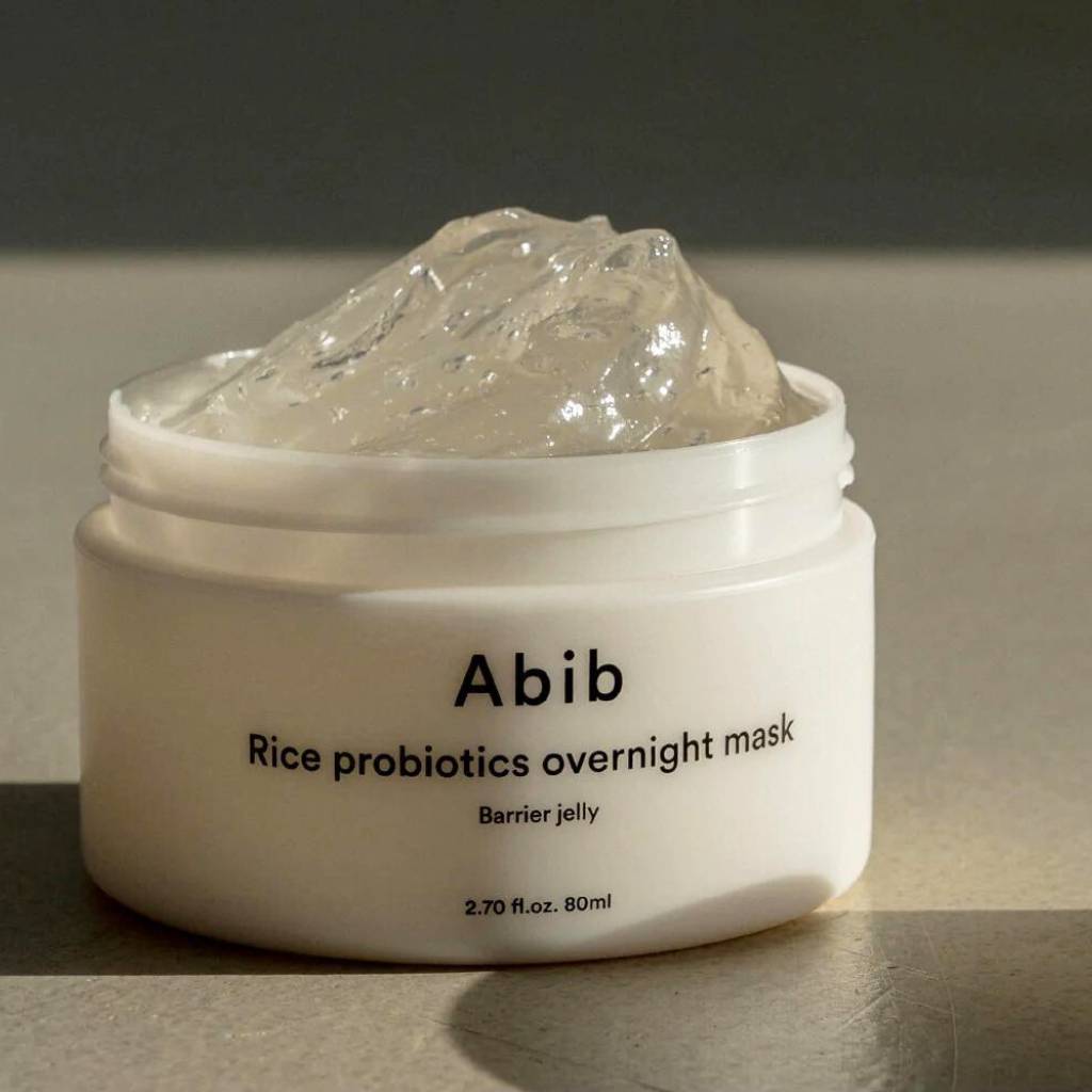 Abib Rice probiotics overnight mask Barrier jelly 80ml - Masque de nuit renforçant la barrière cutanée
