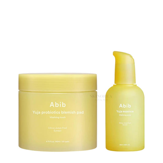 Abib Yuja Vitalizing duo pack - Brightening skin tone and reduce dark spots skincare pack