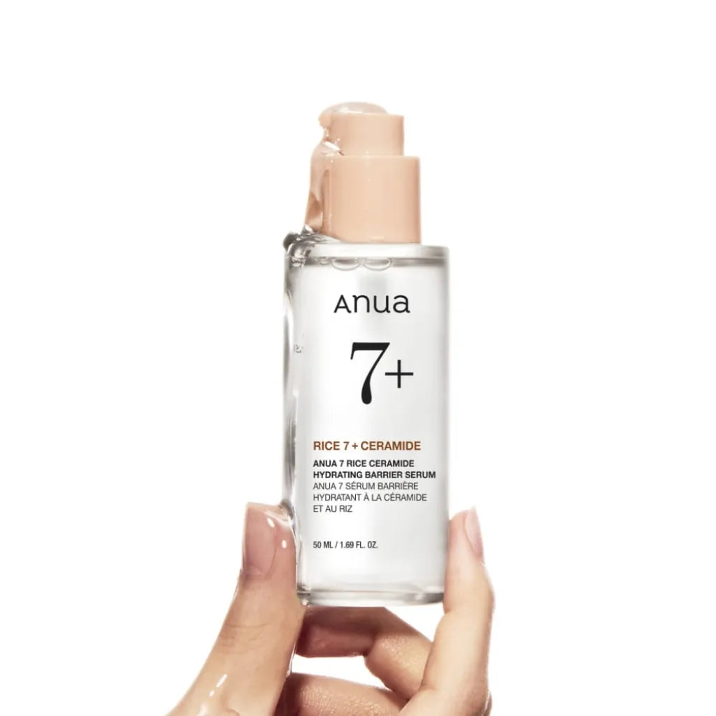 Anua 7 Rice Ceramide Hydrating Barrier Serum 50ml - Sérum hydratant vegan quotidien - texture - K-beauty soin cosmétique corée Skinorea shop France livraison rapide - yesstyle