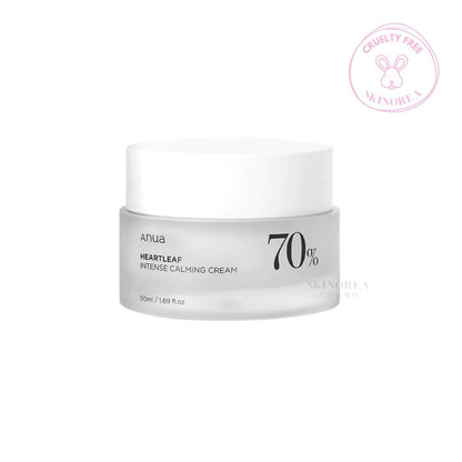 Anua Heartleaf 70% Intense Calming Cream 50ml - Glowing and Calming Skincare