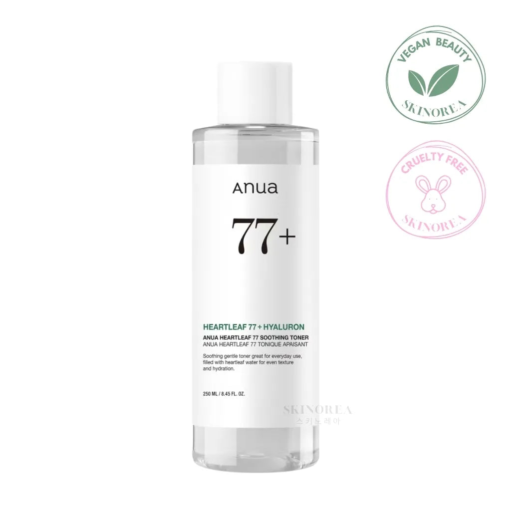 Anua Heartleaf 77% Soothing Toner 250ml - Vegan non-comedogic lightweight toner - Kbeauty Korean Skinorea shop Europe fast delivery - skincare coréenne Skinorea shop France Paris livraison rapide - yesstyle