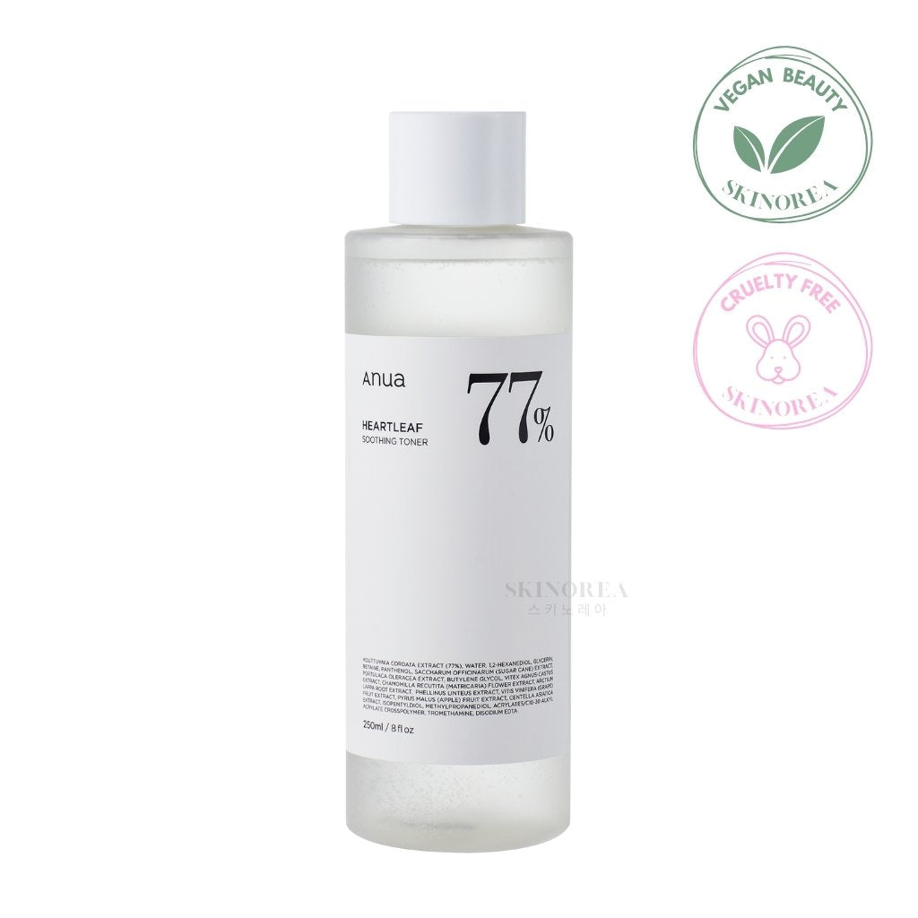 Anua Heartleaf 77% Soothing Toner 250ml - Glowing and Calming Skincare