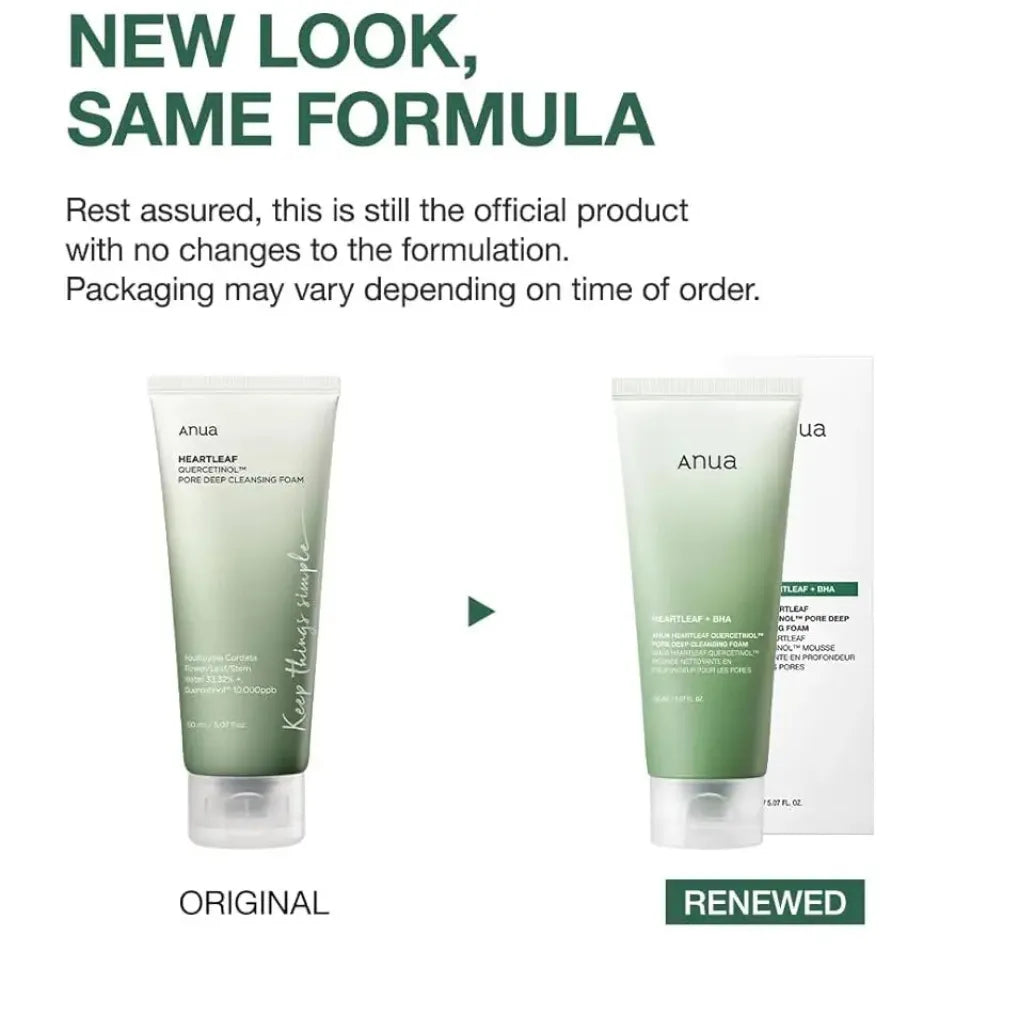 Anua - Heartleaf Quercetinol Pore Deep Cleansing Foam