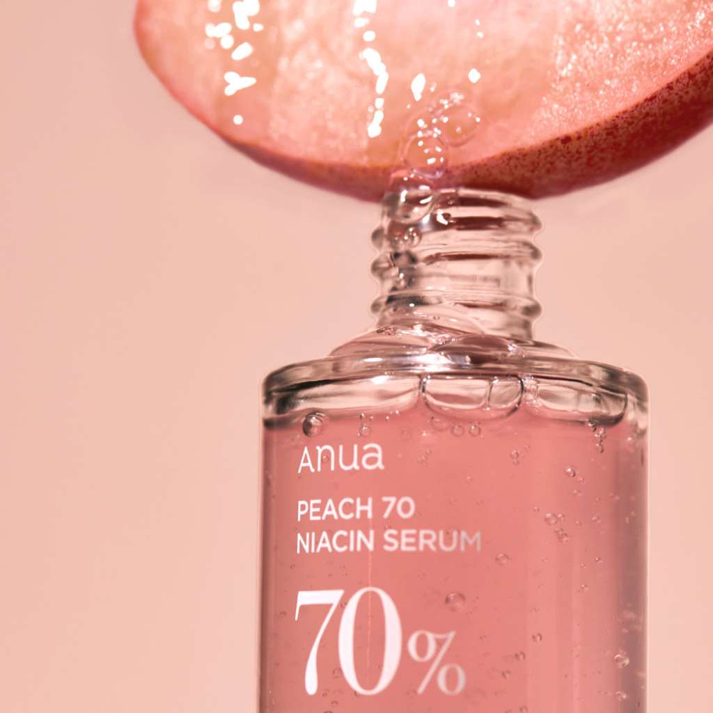 Anua Peach 70% Niacinamide Serum 30ml - Serum pour effet glass skin instantané Anua