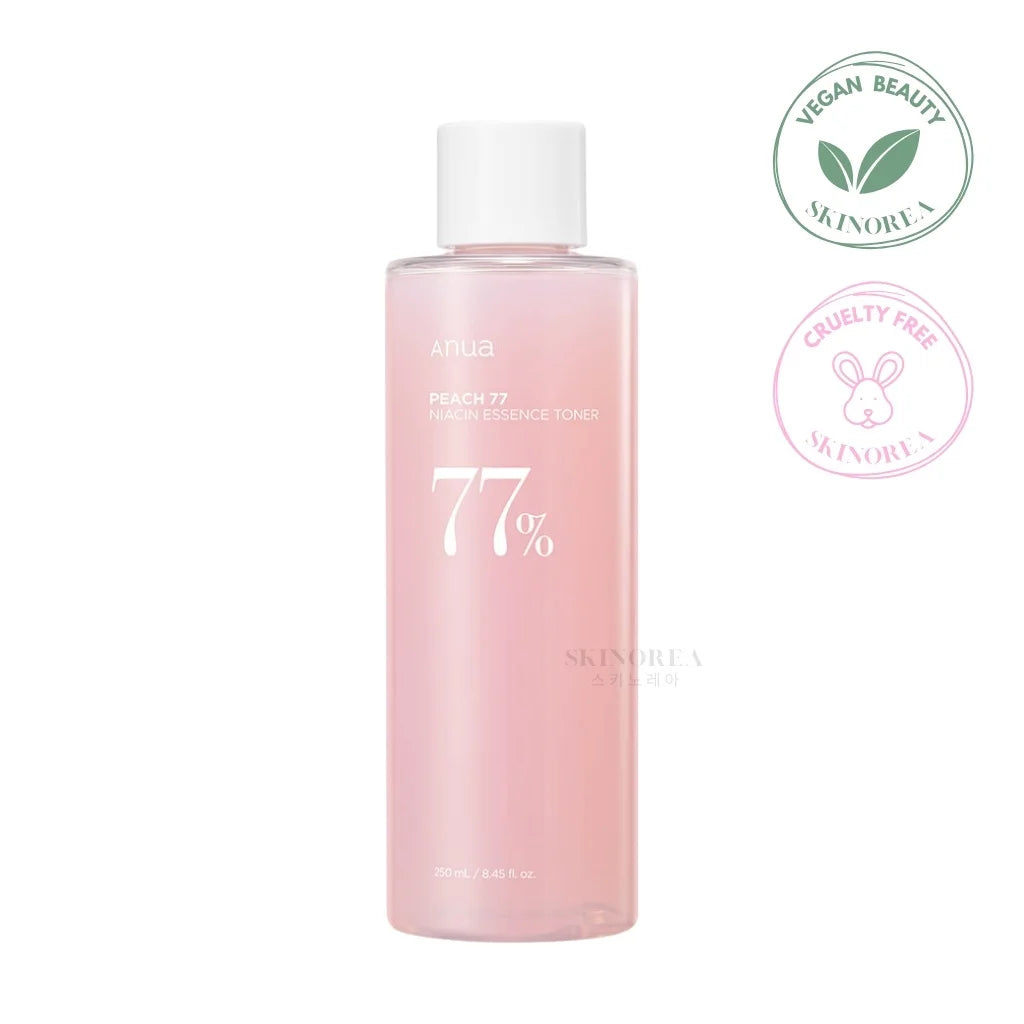 Anua Peach 77% Niacin Essence Toner - Niacinamide long-lasting hydrating toner - Korean Skincare k-beauty - Skinorea