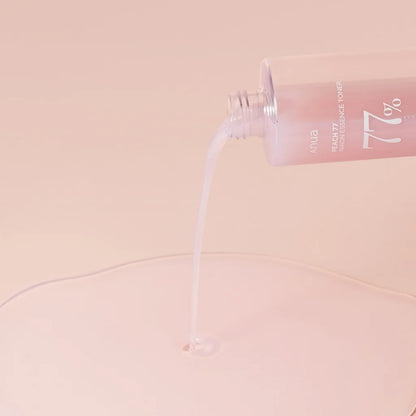 Anua Peach 77% Niacin Essence Toner - Tonique hydratant longue durée à base de niacinamide - texture - Kbeauty skincare coréenne - Skinorea