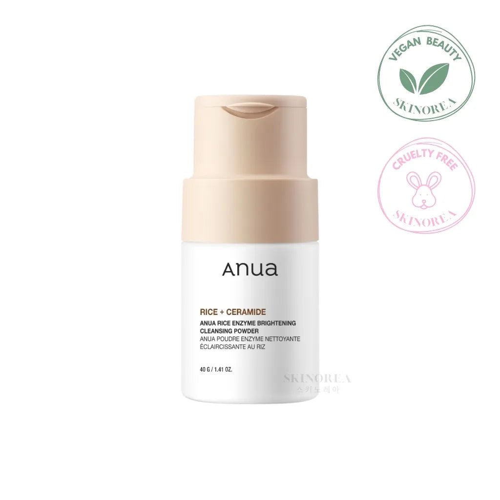 Anua Rice Enzyme Brightening Cleansing Powder 40g - Vegan multi-purpose powder cleanser - Kbeauty Korean Skinorea shop Europe fast delivery - skincare coréenne Skinorea shop France Paris livraison rapide - yesstyle