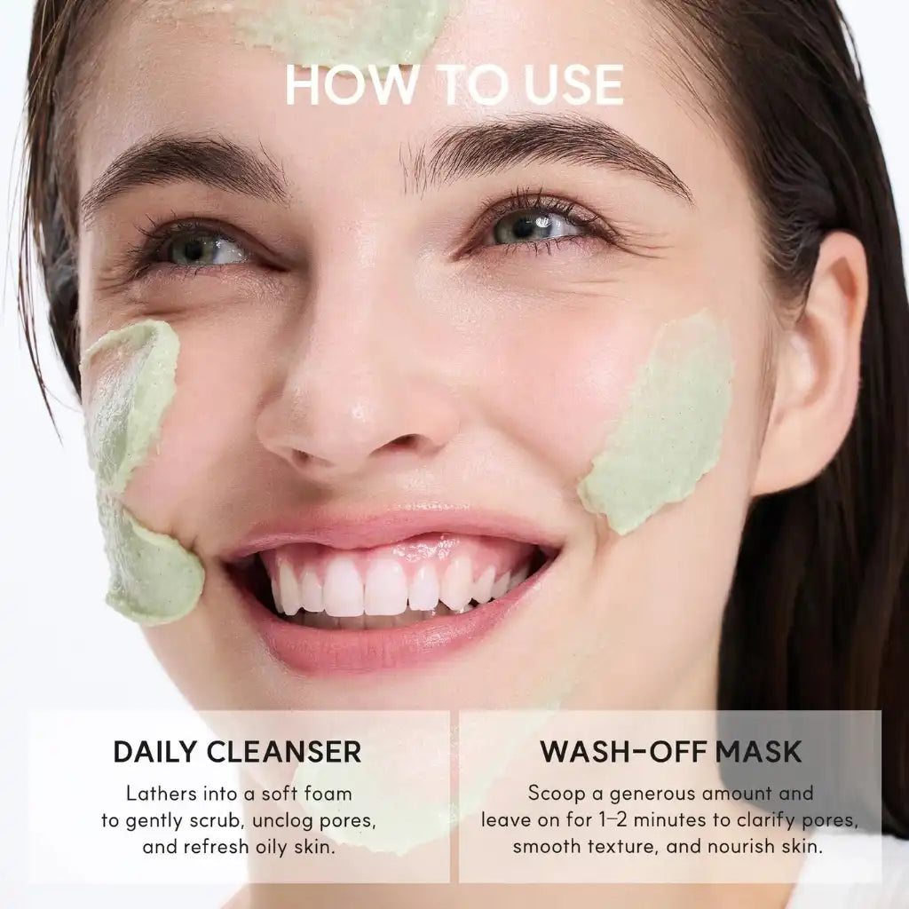 Arencia Fresh Green Rice Mochi Cleanser 120g - Nettoyant visage Arencia mochi texture thé vert riz points noirs - Kbeauty Korean skincare Europe fast delivery - Skincare coréenne Skinorea shop Paris France livraison rapide - yesstyle