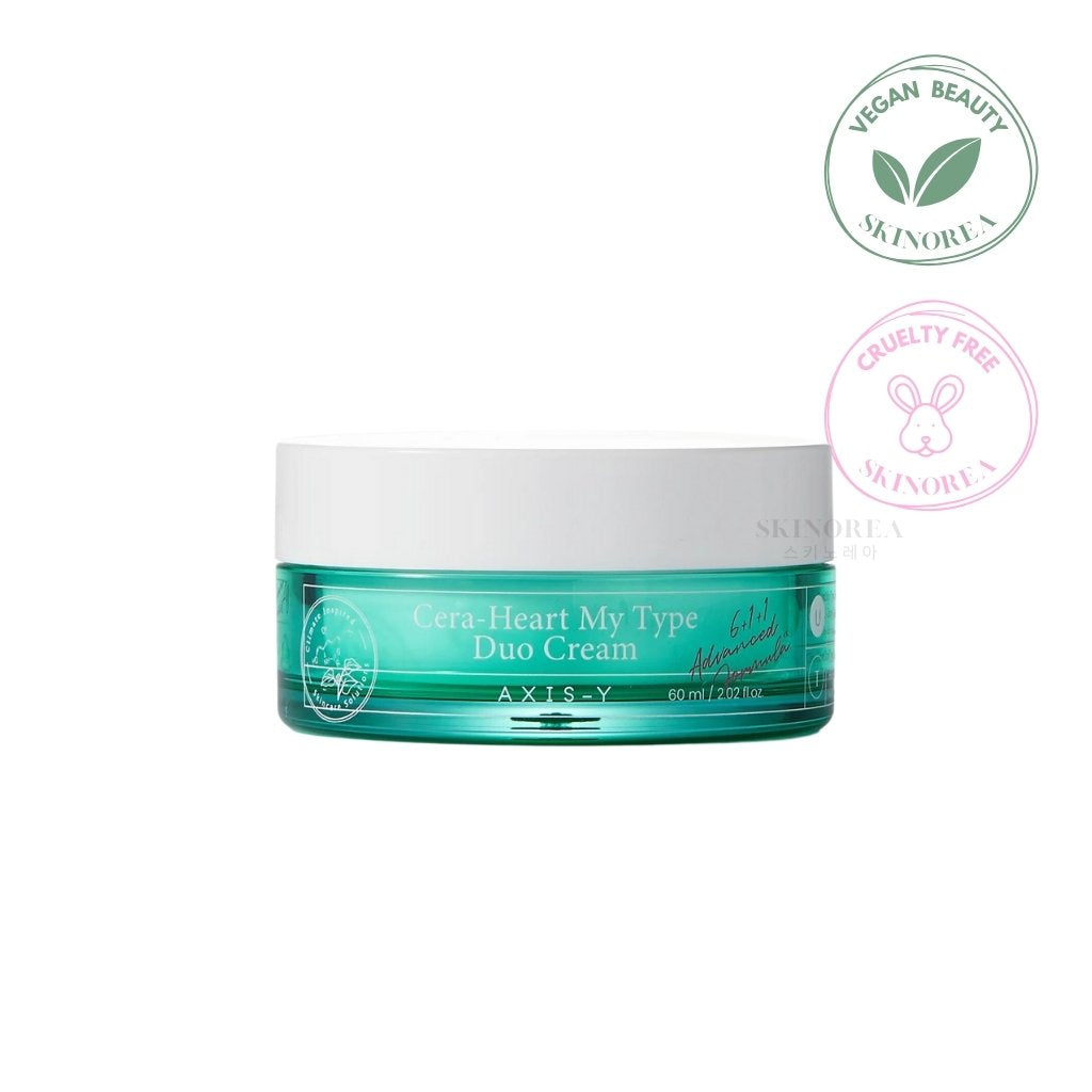 AXIS-Y Cera-Heart My Type Duo Cream 60ml - Hydrating and lightweight Korean skincare for combination skin