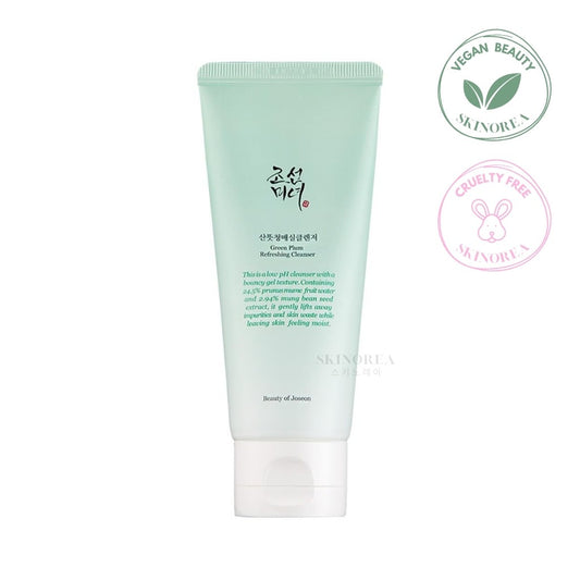 Beauty of Joseon Green Plum Refreshing Cleanser 100ml - Maintains the skin barrier health