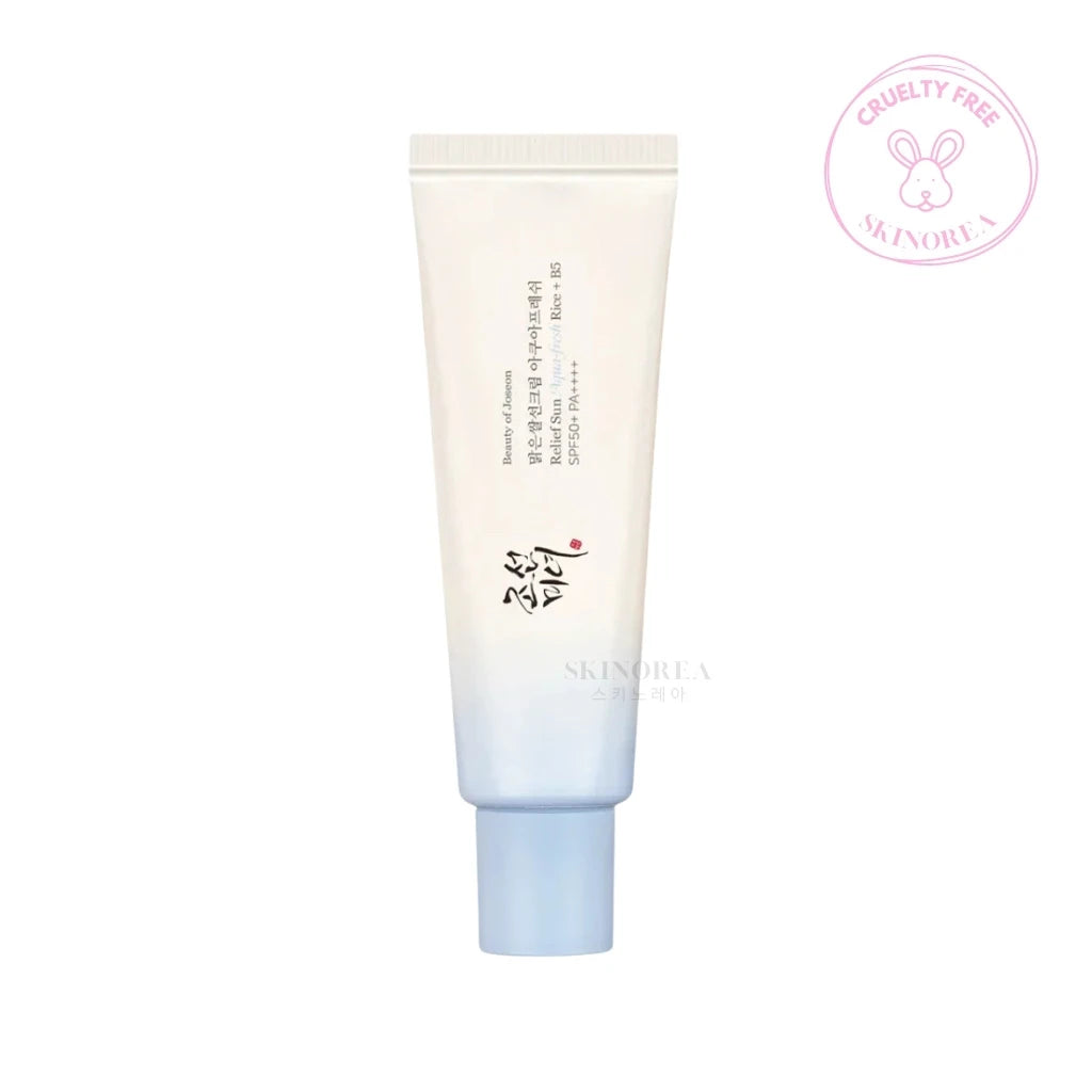 Beauty of Joseon - Relief Sun Aqua-Fresh: Rice + B5 (SPF 50+) - New lightweight hydrating sunscreen cruelty-free - Kbeauty Korean Skinorea shop Paris France fast delivery - yesstyle