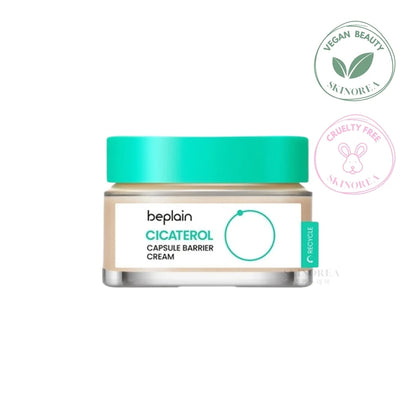 Beplain Cicaterol Capsule Barrier Cream 50ml -  Calming vegan moisturizer - Kbeauty Korean Skinorea shop Europe fast delivery - skincare coréenne Skinorea shop France Paris livraison rapide - yesstyle