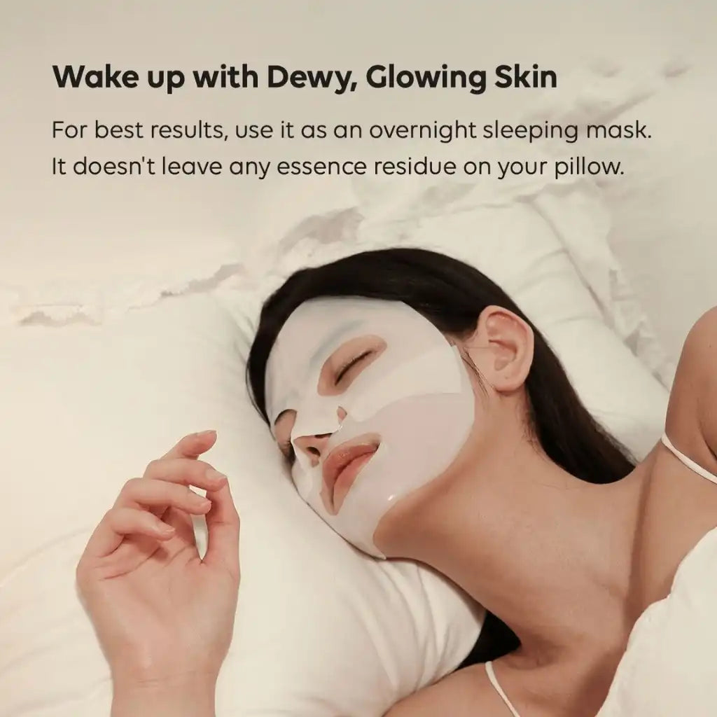 Biodance Bio-Collagen Real Deep Mask - All in one care collagen sheet mask - texture - viral Korean mask k-beauty skincare - Skinorea