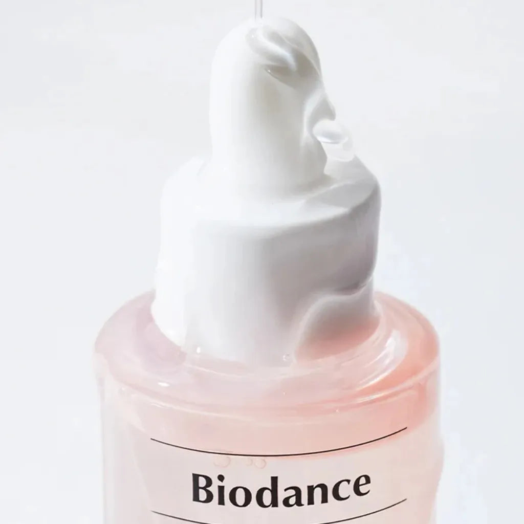 Biodance-Pore-Tightening-Collagen-Ampoule-50ml- Ampoule pour traiter les pores - texture - Kbeauty Korean Skinorea shop Europe fast delivery - skincare coréenne Skinorea shop France Paris livraison rapide - yesstyle