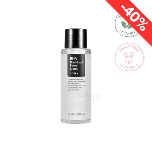 COSRX BHA Blackhead Power Liquid mini 50ml - Exfolie et désobstrue les pores à 40% de réduction pas cher - Kbeauty Korean skincare Europe fast delivery - Skincare coréenne Skinorea shop Paris France livraison rapide