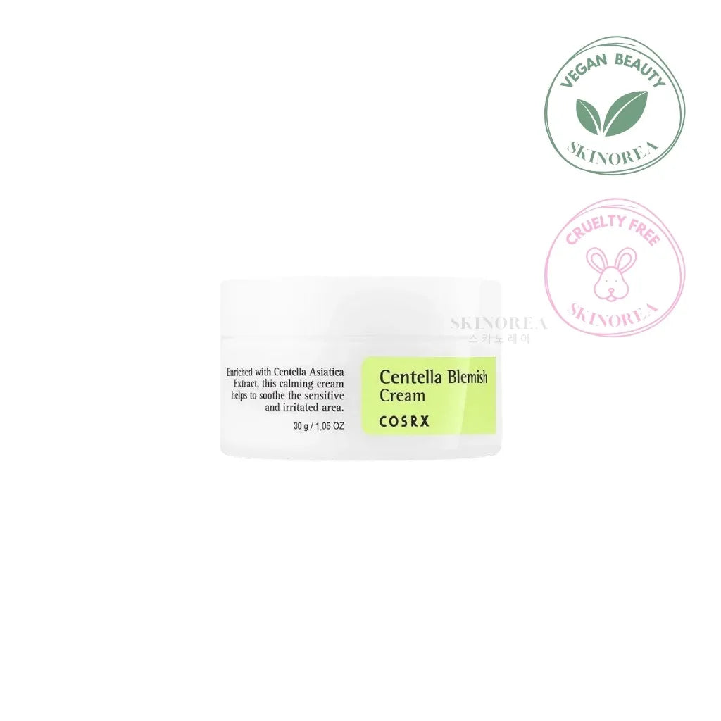 COSRX Centella Blemish Cream 30g - Cruelty-free soothing spot treatment - Kbeauty Korean Skinorea shop Paris France fast delivery - yesstyle