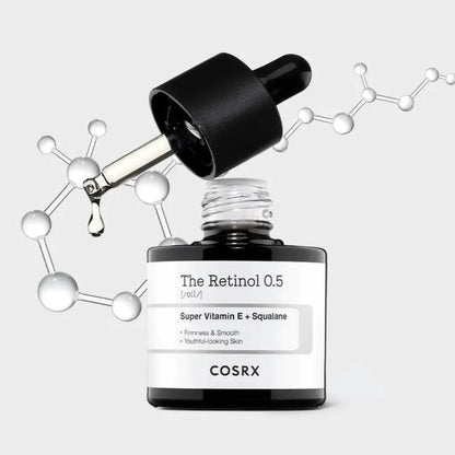 COSRX The Retinol 0.5 Oil 20ml - Ampoule retinol serum anti age COSRX - texture