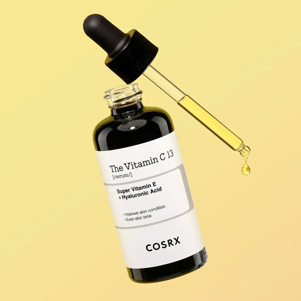 COSRX The Vitamin C 13 Serum 20ml - Sérum doux à la vitamine C pour peau sensible - texture - Kbeauty skincare coréenne - Skinorea