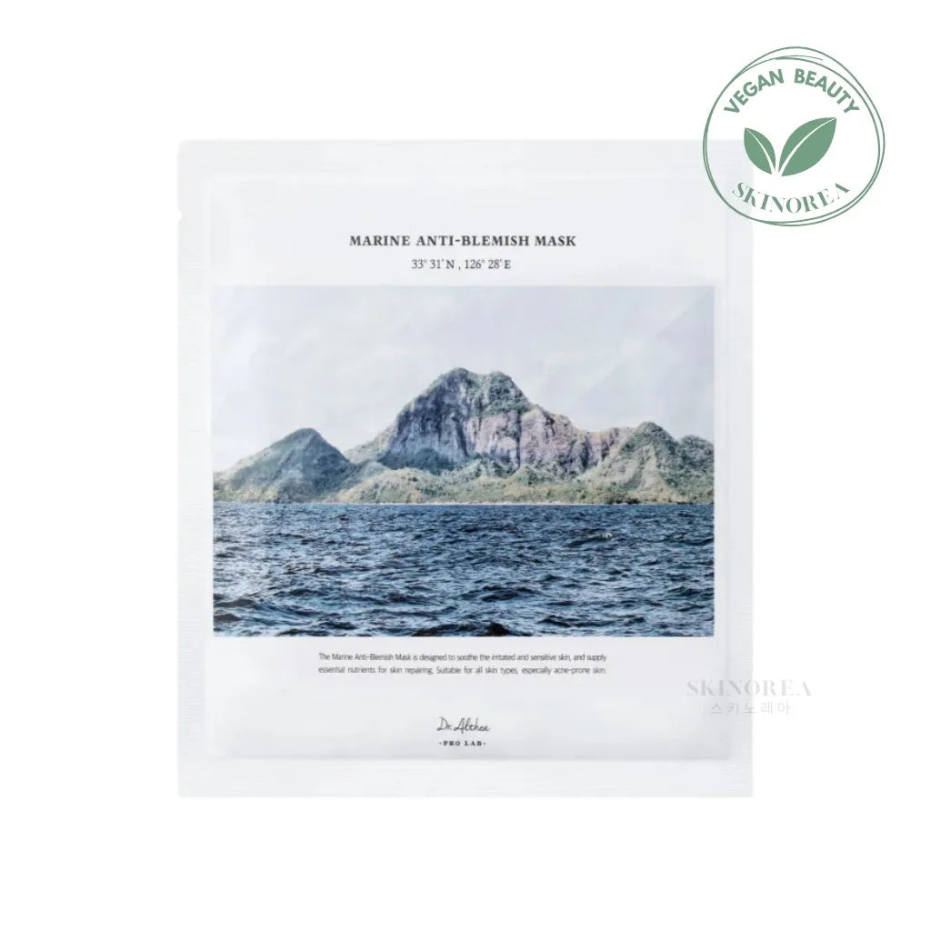 Dr.Althea Marine Anti-Blemish Mask 1 sheet - Vegan smoothing facial mask - Kbeauty Korean Skinorea shop Europe fast delivery - skincare coréenne Skinorea shop France Paris livraison rapide - yesstyle