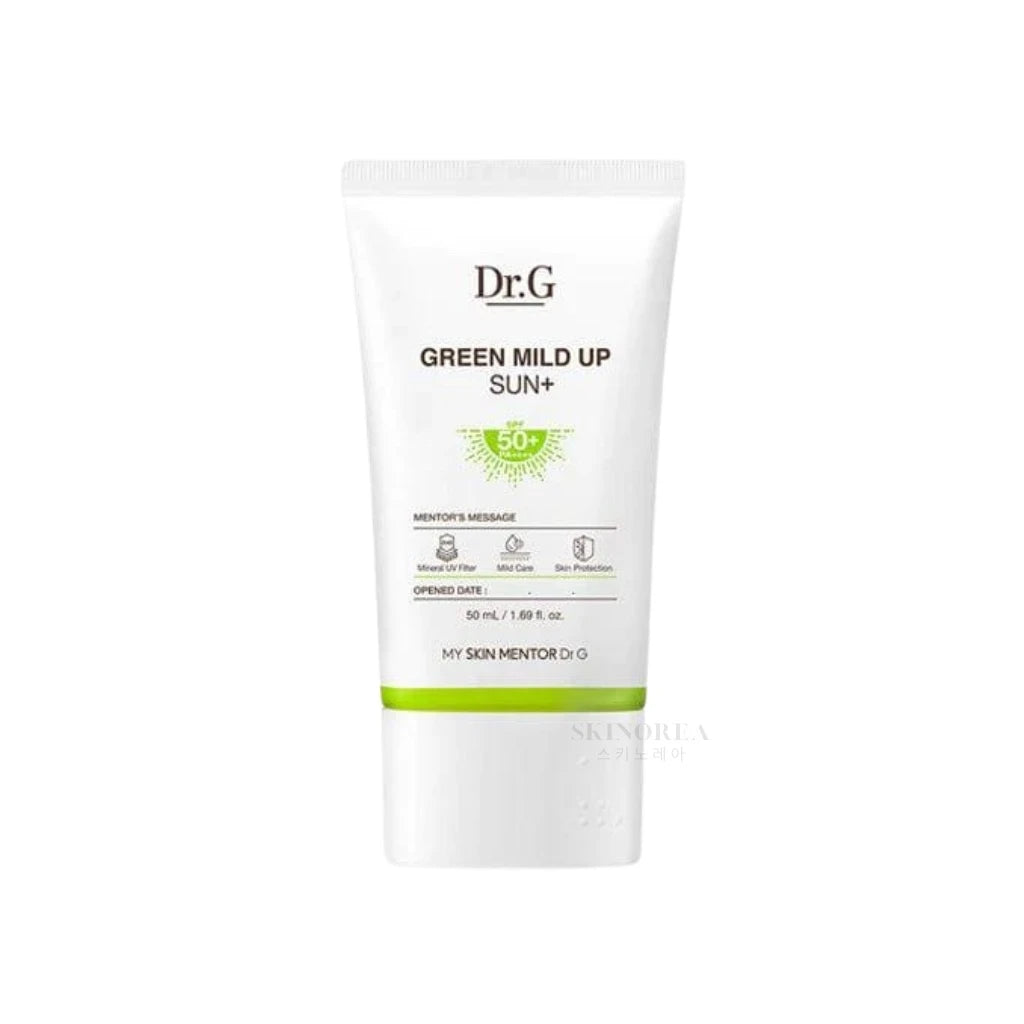 Dr.G Green Mild Up Sun+ SPF50+ 50ml - Physical sunscreen for sensitive skin