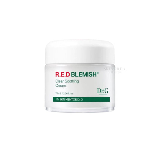 Dr.G Red Blemish Clear Soothing Cream 70ml - Soothing and hydrating cream for sensitive skin