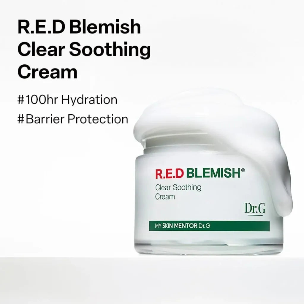 Dr.G Red Blemish Clear Soothing Cream - Soothes Irritation – SKINOREA