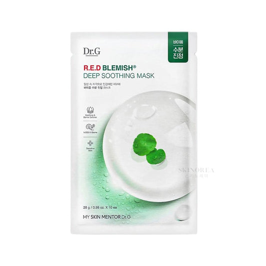 Dr.G Red Blemish Deep Soothing Mask - Soothing and nourishing mask for sensitive sin