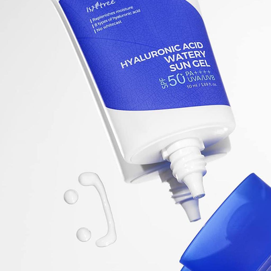 ISNTREE Hyaluronic Acid Watery Sun Gel - Gel solaire hydratant à l'acide hyaluronique