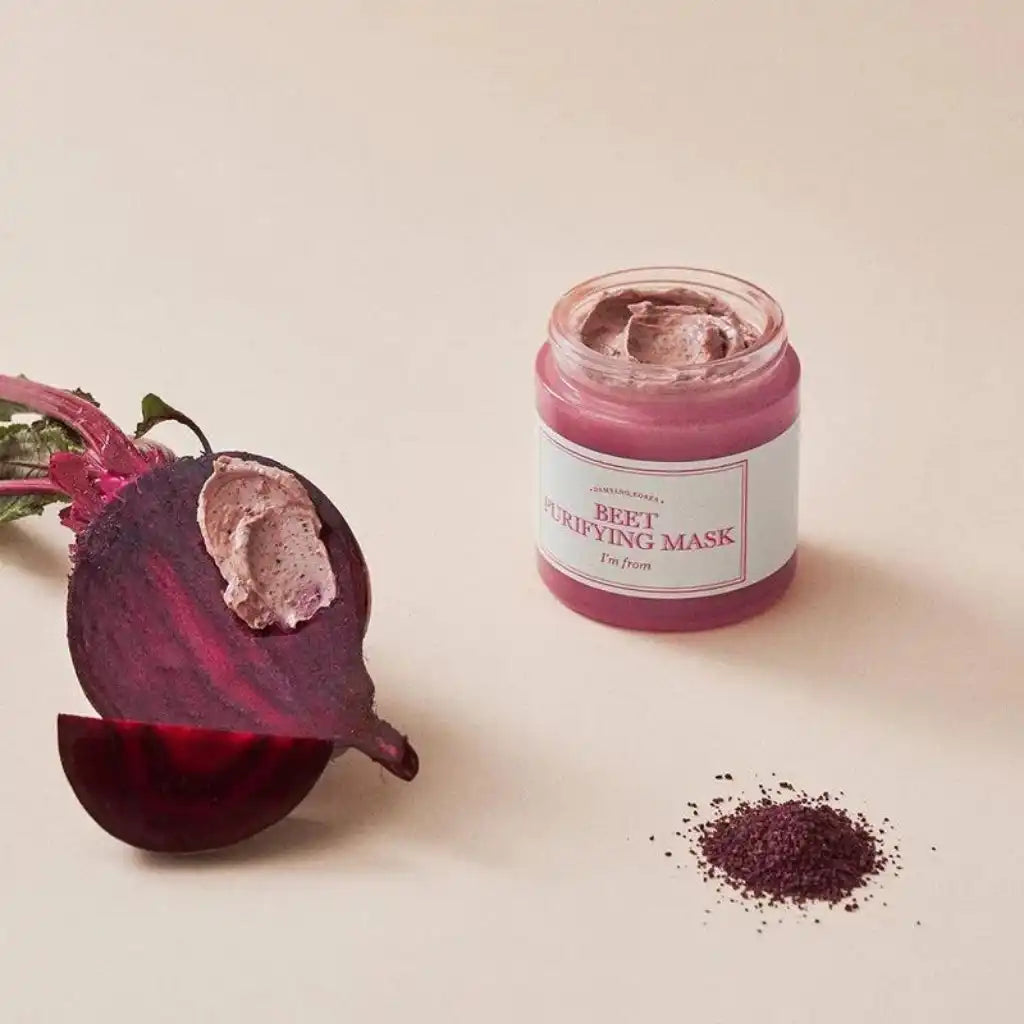 I'm From - Beet Purifying Mask 110g - Masque visage purifiant vegan - texture - K-beauty skincare coréenne - Skinorea - yesstyle