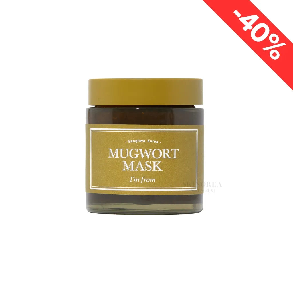 I'm From Mugwort Mask 110g - Masque visage lavable doux - Skincare coréenne Skinorea shop Paris - France livraison rapide - Promo de noël -40% - Kbeauty Korean skincare Europe fast delivery