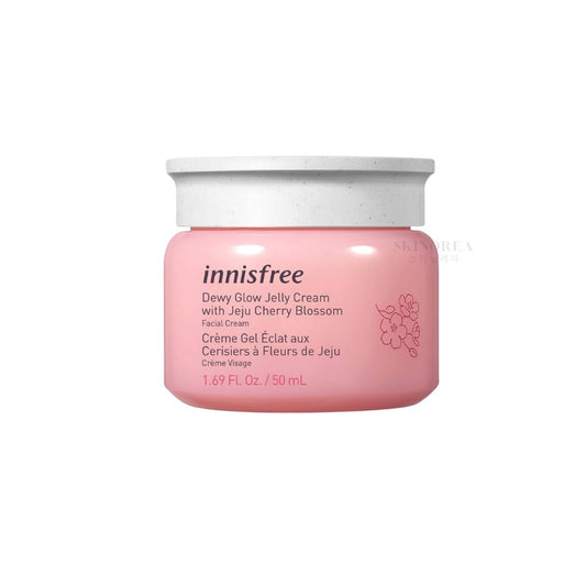 Innisfree Dewy Glow Jelly Cream 50ml - Brightening moisturizer with cherry blossom