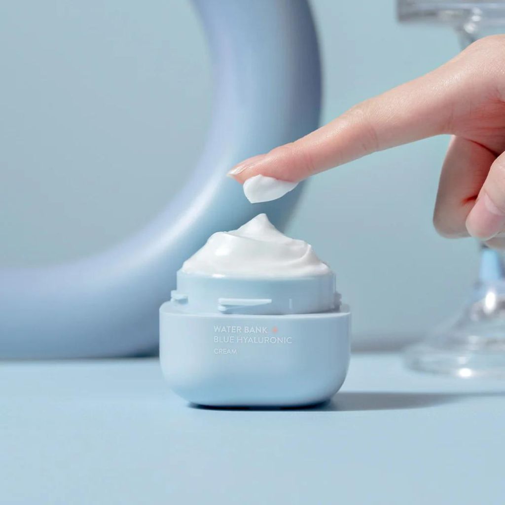 LANEIGE Water Bank Blue Hyaluronic Cream Moisturizer (Normal to Dry skin) - Crème hydratante pour le visage pour peau sèche