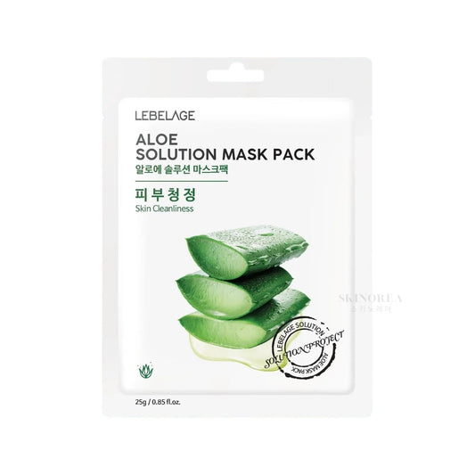Lebelage Aloe Solution Mask - Soothing and Hydrating Sheet Mask