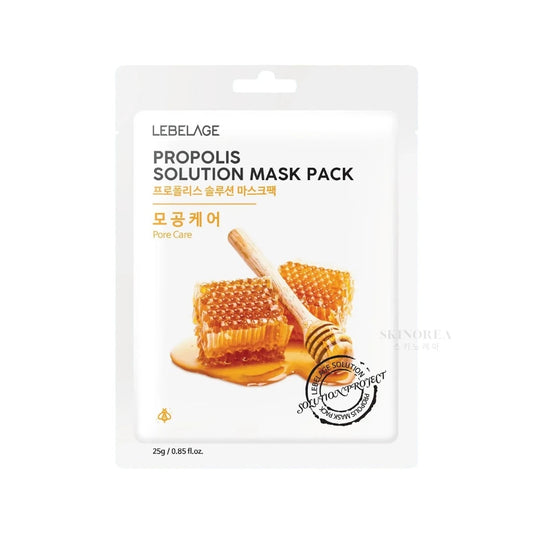 Lebelage Propolis Solution Mask - Nourishing and Revitalizing Sheet Mask