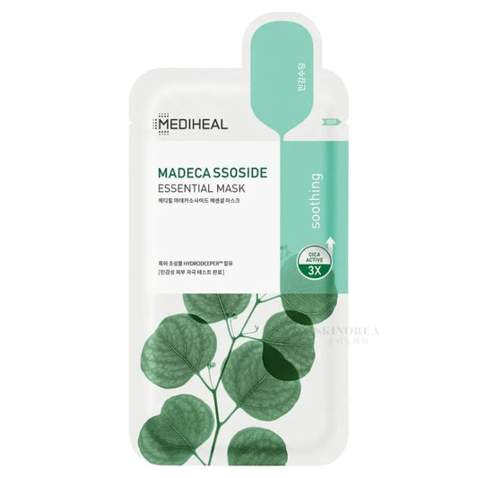 MEDIHEAL Madecassoside Essential Mask 1 sheet - Soothing and nourishing mask sheet - Kbeauty Korean Skinorea shop Paris France fast delivery - yesstyle