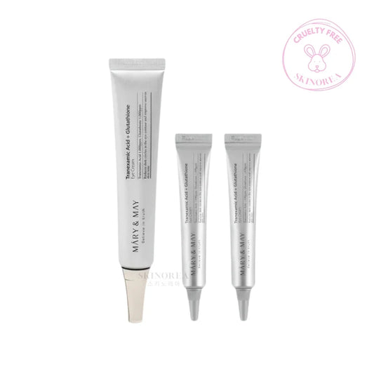 Mary&May Glutathione Eye Cream Special Set 30g + 12g*2 - Cruelty-free brightening eye cream - Kbeauty Korean Skinorea shop Paris France fast delivery - yesstyle