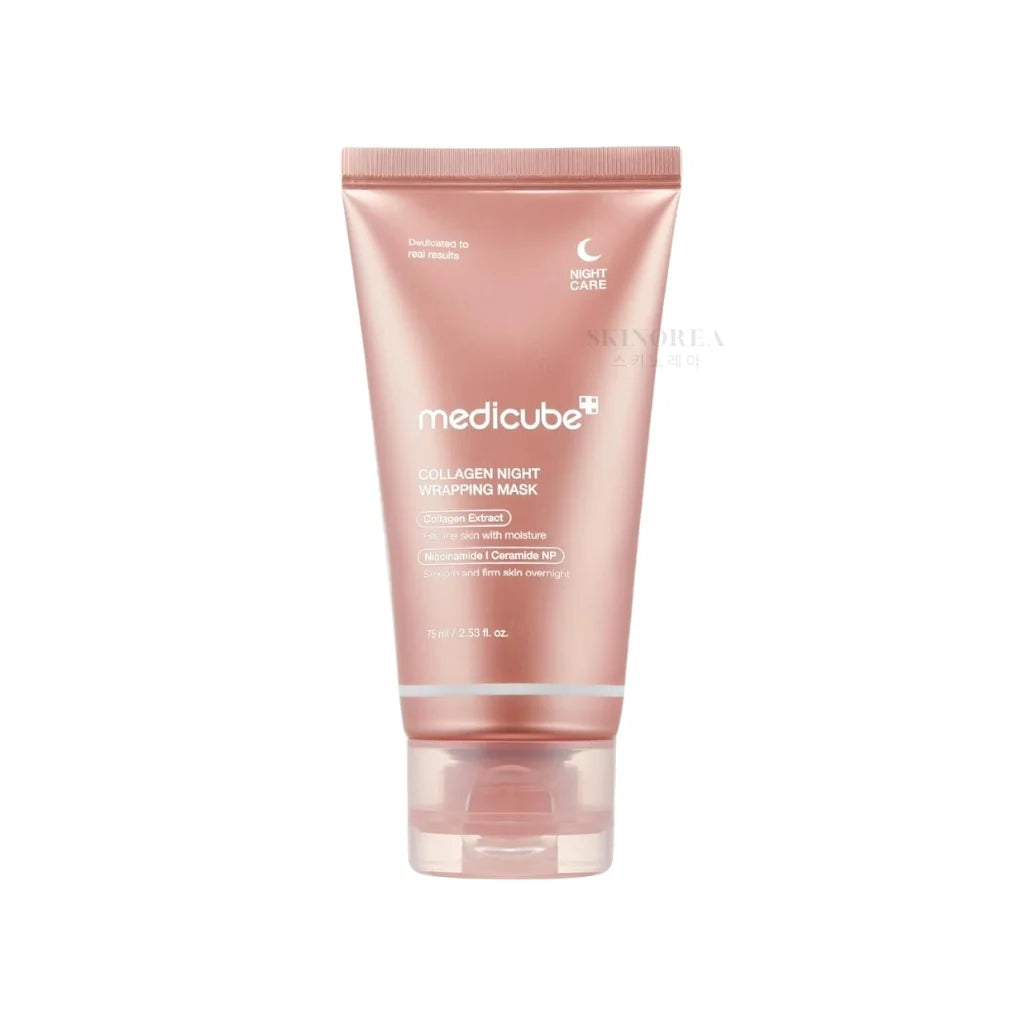 Medicube Collagen Night Wrapping Mask 75ml - Nourishing and rejuvenating overnight treatment - Kbeauty Korean Skinorea shop Europe fast delivery - skincare coréenne Skinorea shop France Paris livraison rapide - yesstyle