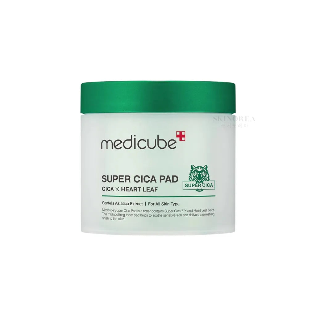 Medicube Super Cica Pad 70 pads - Gentle exfoliating toner pads - Kbeauty Korean Skinorea shop Europe fast delivery - skincare coréenne Skinorea shop France Paris livraison rapide - yesstyle