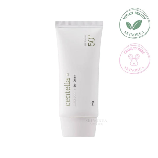 Mixsoon Centella Sun Cream 50g - Soothing vegan sunscreen - kbeauty Korean skincare - Skinorea