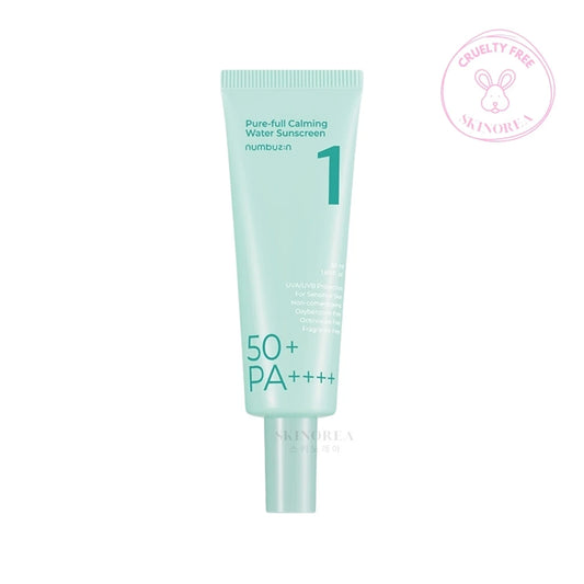 Numbuzin No.1 Clear Filter Sun Essence 50ml - Calming lightweight sunscreen ideal for acne-prone skin - kbeauty Korean skincare - Skinorea