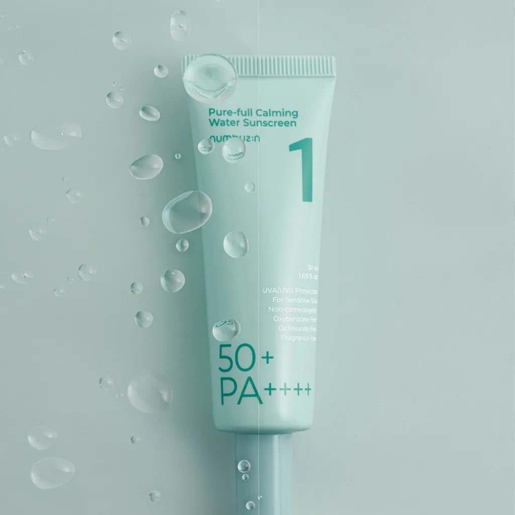 Numbuzin No.1 Clear Filter Sun Essence 50ml - Crème solaire légère et apaisante idéale pour peau acnéique - Kbeauty soin coréen - texture