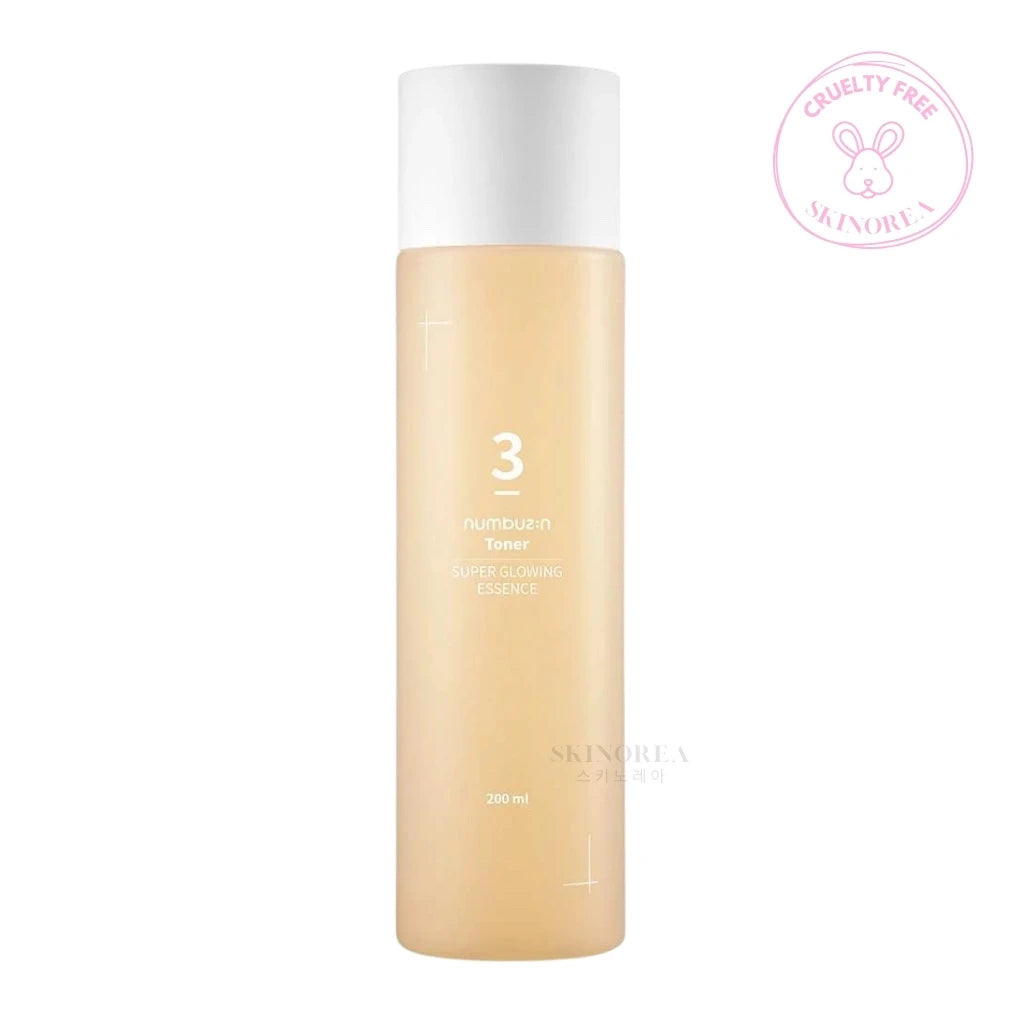 Numbuzin No. 3 Super Glowing Essence Toner 200ml - Hydrating and nourishing essence toner