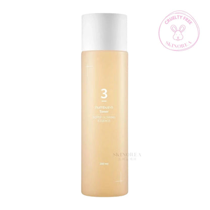 Numbuzin No. 3 Super Glowing Essence Toner 200ml - Hydrating and nourishing essence toner