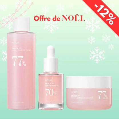 Pack Anua Peach Brightening Trio - Toner + Serum + Cream