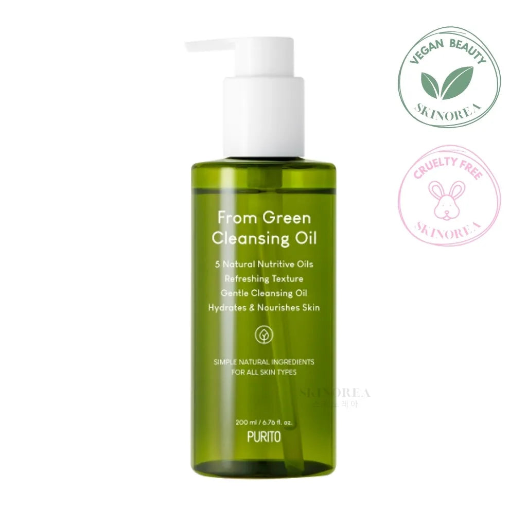 Purito From Green Cleansing Oil 200ml - Gentle cleansing with natural oils vegan - Kbeauty Korean Skinorea shop Paris France fast delivery - yesstyle