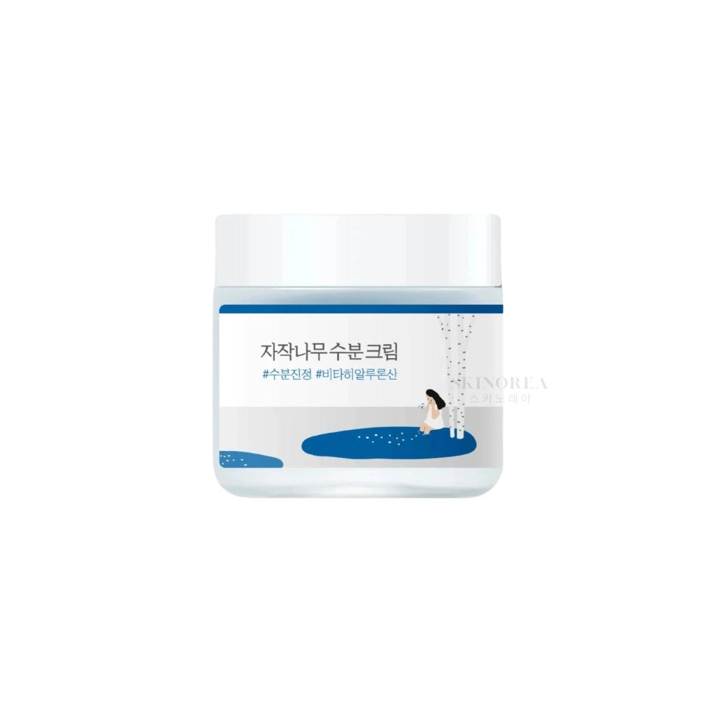 Round Lab Birch Juice Moisturizing Cream 80ml - Skin barrier strengthening moisturizer