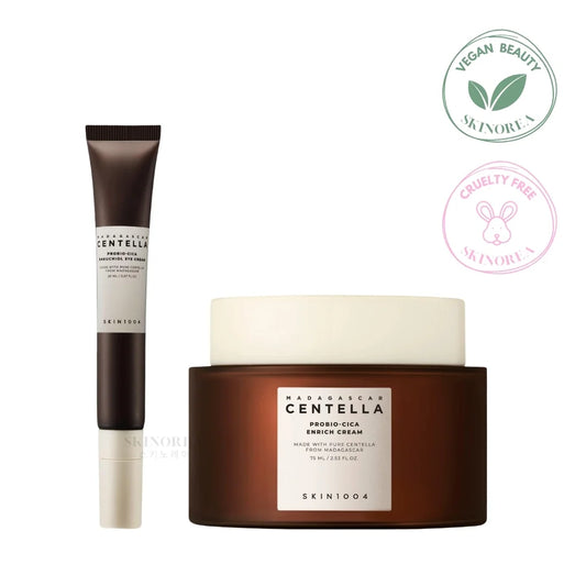 SKIN1004 Probio-Cica Anti Aging Duo pack - Vegan long-lasting skin barrier support duo set - Kit duo de soutien durable de la barrière cutanée - Kbeauty Korean Skinorea shop Europe fast delivery - skincare coréenne Skinorea shop France Paris livraison rapide