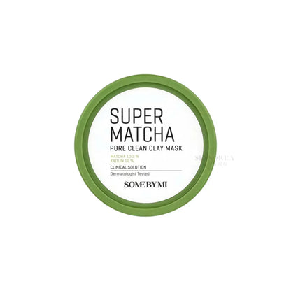 SOME BY MI Super Matcha Pore Clean Clay Mask 100g - Pore cleansing mask - Kbeauty Korean Skinorea shop Europe fast delivery - skincare coréenne Skinorea shop France Paris livraison rapide - yesstyle