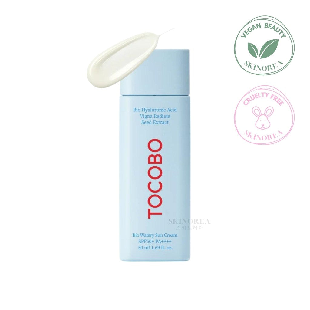 TOCOBO Bio Watery Sun Cream SPF50+ 50ml - Hydrating Sunscreen with No White Cast